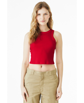 Bella + Canvas 1019 Ladies' Micro Ribbed Racerback in Solid red blend