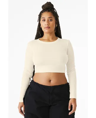 Bella + Canvas 1501 Ladies' Micro Ribbed Long Slee in Sol natural blnd