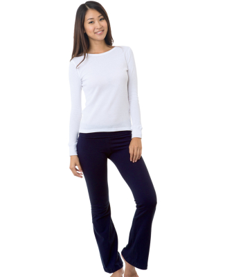 Bayside Apparel 9050 Yoga Pants in Navy