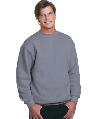 Bayside Apparel 2105 Unisex Union Made Crewneck Sw in Charcoal