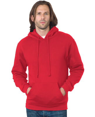 Bayside Apparel 2160 Unisex Union Made Hooded Pull in Red