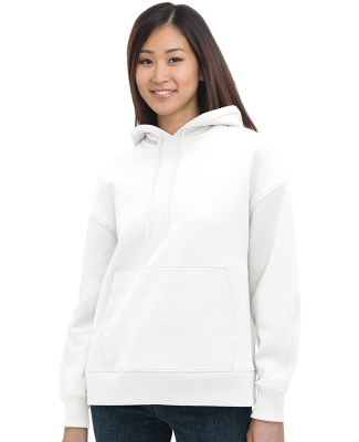 Bayside Apparel 7760BA Ladies' Hooded Pullover in White