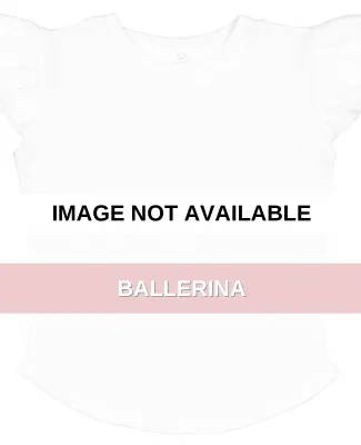 Rabbit Skins 3339 Toddler Flutter Sleeve T-Shirt Ballerina