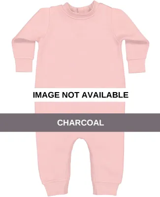 Rabbit Skins 4447 Infant Fleece One-Piece Bodysuit Charcoal