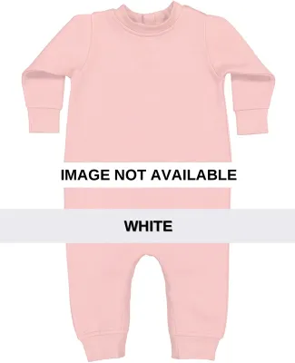 Rabbit Skins 4447 Infant Fleece One-Piece Bodysuit White