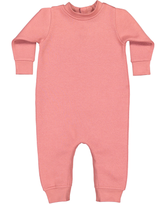 Rabbit Skins 4447 Infant Fleece One-Piece Bodysuit in Mauvelous