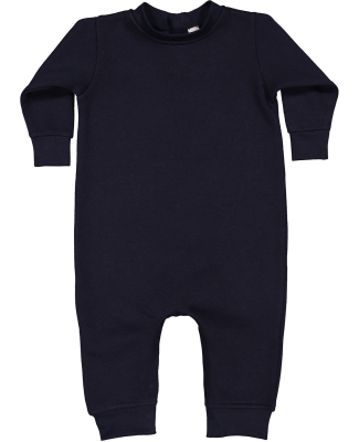 Rabbit Skins 4447 Infant Fleece One-Piece Bodysuit in Navy