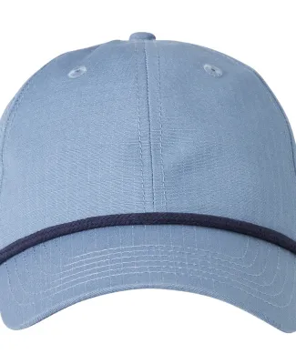 Big Accessories BA640 Lariat 6-Panel Cap in Slte bl/ nvy rpe