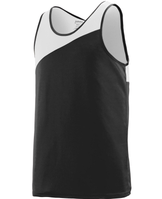 Augusta Sportswear 352 Unisex Accelerate Track & F in Black/ white