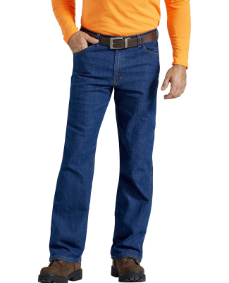 Dickies DD220 Men's FLEX Active Waist 5-Pocket Rel in Rns ind blue _36