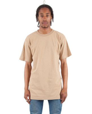 Shaka Wear SHASS Adult Active Short-Sleeve Crewnec in Khaki
