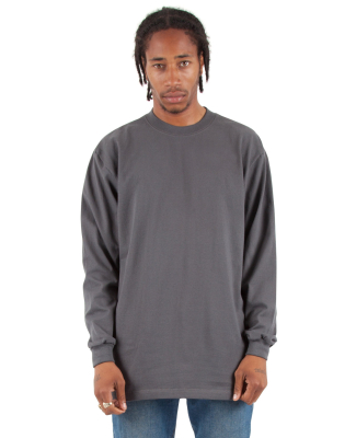 Shaka Wear SHMHLS Adult Max Heavyweight Long-Sleev in Dark grey