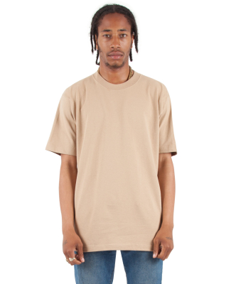 Shaka Wear SHMHSS Adult Max Heavyweight T-Shirt in Khaki