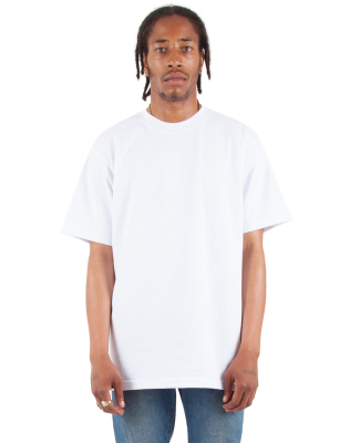 Shaka Wear SHMHSS Adult Max Heavyweight T-Shirt in White