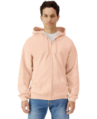 Gildan SF600 Unisex Softstyle Fleece Hooded Sweats in Dusty rose