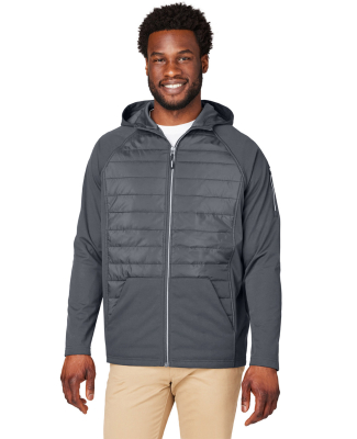 Core 365 CE808 Unisex Techno Lite Hybrid Hooded Ja in Carbon