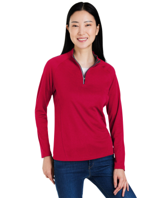 Core 365 CE418W Ladies' Origin Performance Pique Q in Classic red/ carbon
