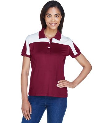 Team 365 TT22W Ladies' Victor Performance Polo in Sport maroon