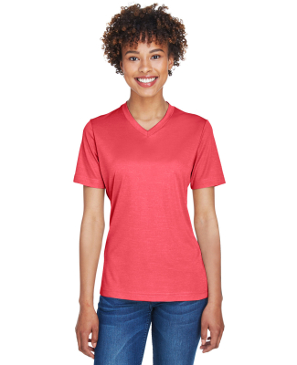 Team 365 TT11HW Ladies' Sonic Heather Performance in Sp red heather