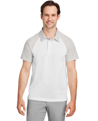Team 365 TT21C Men's Command Snag-Protection Color in White/ sport silver