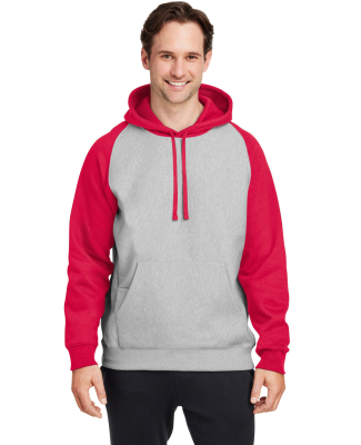Team 365 TT96CB Unisex Zone HydroSport™ Heavywei in Athletic heather/ sport red