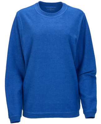 Boxercraft D02 Ladies Rally Corduroy Knit Pullover in Electric royal