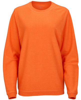 Boxercraft D02 Ladies Rally Corduroy Knit Pullover in Orange