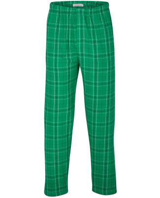 Boxercraft BM6624 Men's Harley Flannel Pant with P in Kelly field day plaid