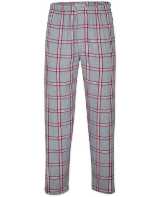 Boxercraft BM6624 Men's Harley Flannel Pant with P in Oxford red tomboy plaid