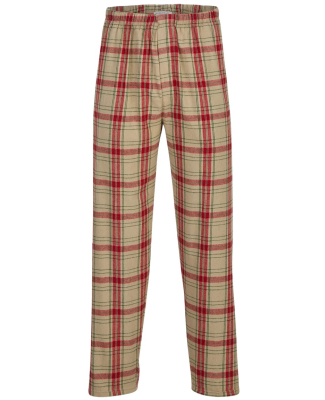 Boxercraft BM6624 Men's Harley Flannel Pant with P in Reindeer plaid