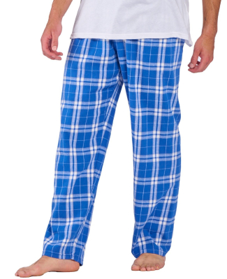 Boxercraft BM6624 Men's Harley Flannel Pant with P in Royal/ silver