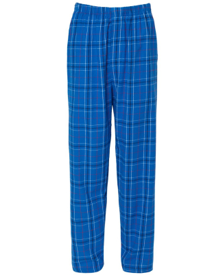 Boxercraft BM6624 Men's Harley Flannel Pant with P in Royal field day plaid