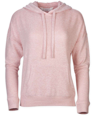 Boxercraft BW1501 Ladies' Cuddle Soft Hooded Sweat in Blush heather