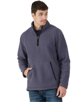 Boxercraft BM8510 Men's Everest Pile Fleece Half-Z in Mystic