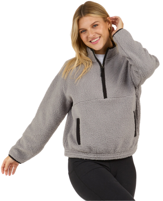 Boxercraft BW8501 Ladies' Everest Pile Fleece Half in Oxford