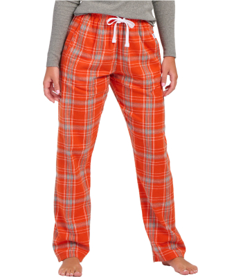 Boxercraft BW6620 Ladies' 'Haley' Flannel Pant wit in Burnt orange kingston