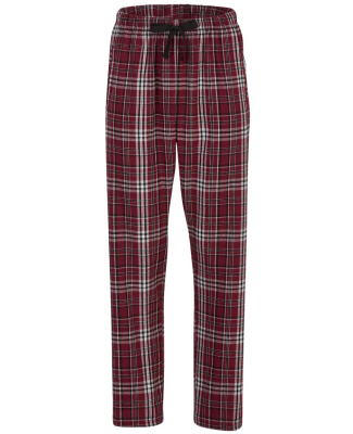 Boxercraft BW6620 Ladies' 'Haley' Flannel Pant wit in Maroon plaid