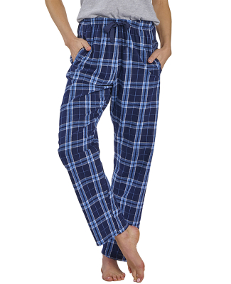Boxercraft BW6620 Ladies' 'Haley' Flannel Pant wit in Navy/ columbia