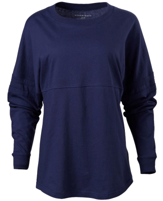 Boxercraft BW3514 Ladies' Oversized Pom Pom Jersey in Navy