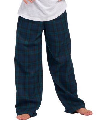 Boxercraft BY6624 Youth Polyester Flannel Pant in Scottish tartan