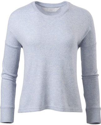 Boxercraft L06 Ladies' Cuddle Soft Boxy Crewneck S in Sky blue heather