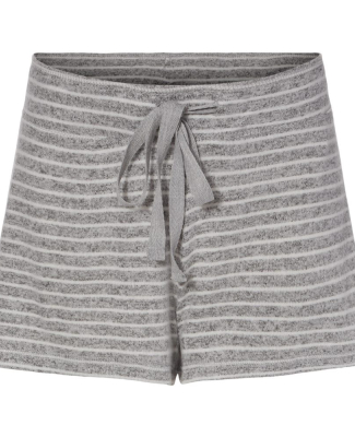 Boxercraft L11 Ladies' Cuddle Soft Short in Oxford/ natural stripe