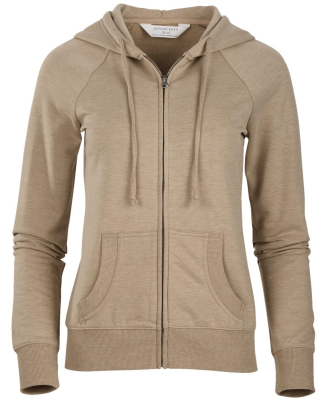 Boxercraft BW5201 Ladies' Dream Fleece Hooded Full in Latte heather