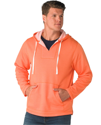 Boxercraft BM5301 Men's Baja Sweater Fleece Pullov in Mandarin heather