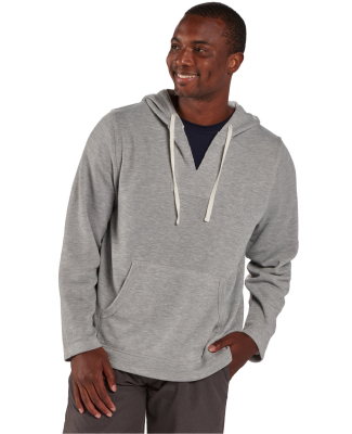 Boxercraft BM5301 Men's Baja Sweater Fleece Pullov in Oxford heather