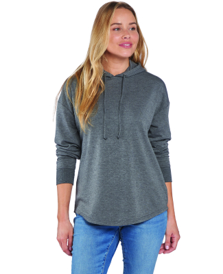 Boxercraft BW5301 Ladies' Dream Fleece Pullover Ho in Black heather
