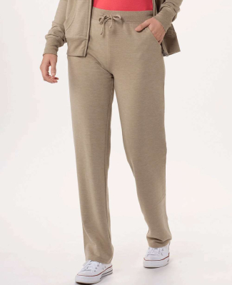 Boxercraft BW6601 Ladies' Dream Fleece Pant with P in Latte heather