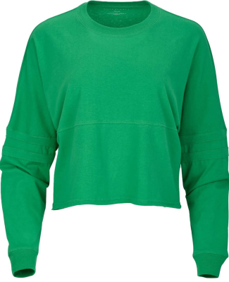 Boxercraft BW3515 Ladies' Cropped Retro Pom Pom Je in Shamrock