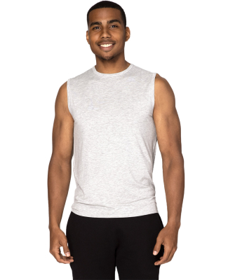Threadfast Apparel 382T Unisex Impact Tank in Heather grey