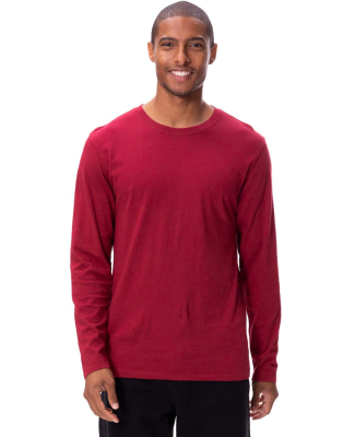 Threadfast Apparel 180LS Unisex Ultimate Long-Slee in Burgundy